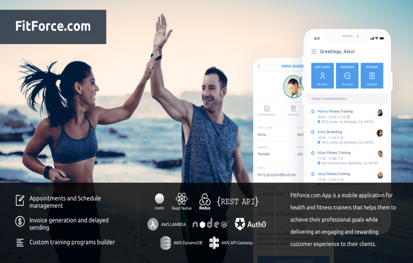 Fitness App fo Trainers screenshot 1